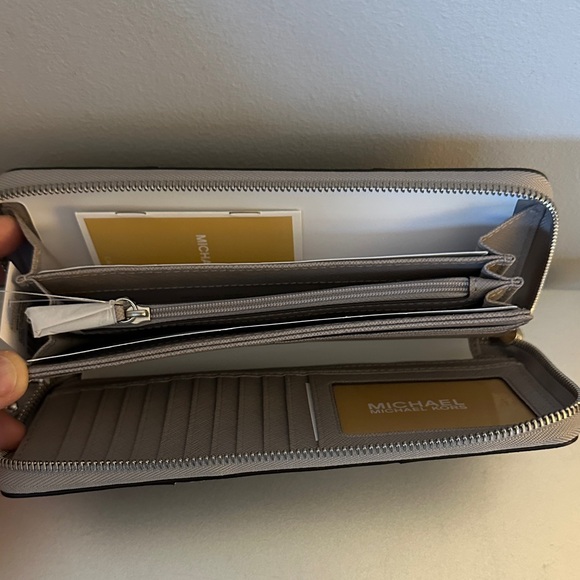 Michael Kors Taupe Studded Wristlet - Picture 4 of 4